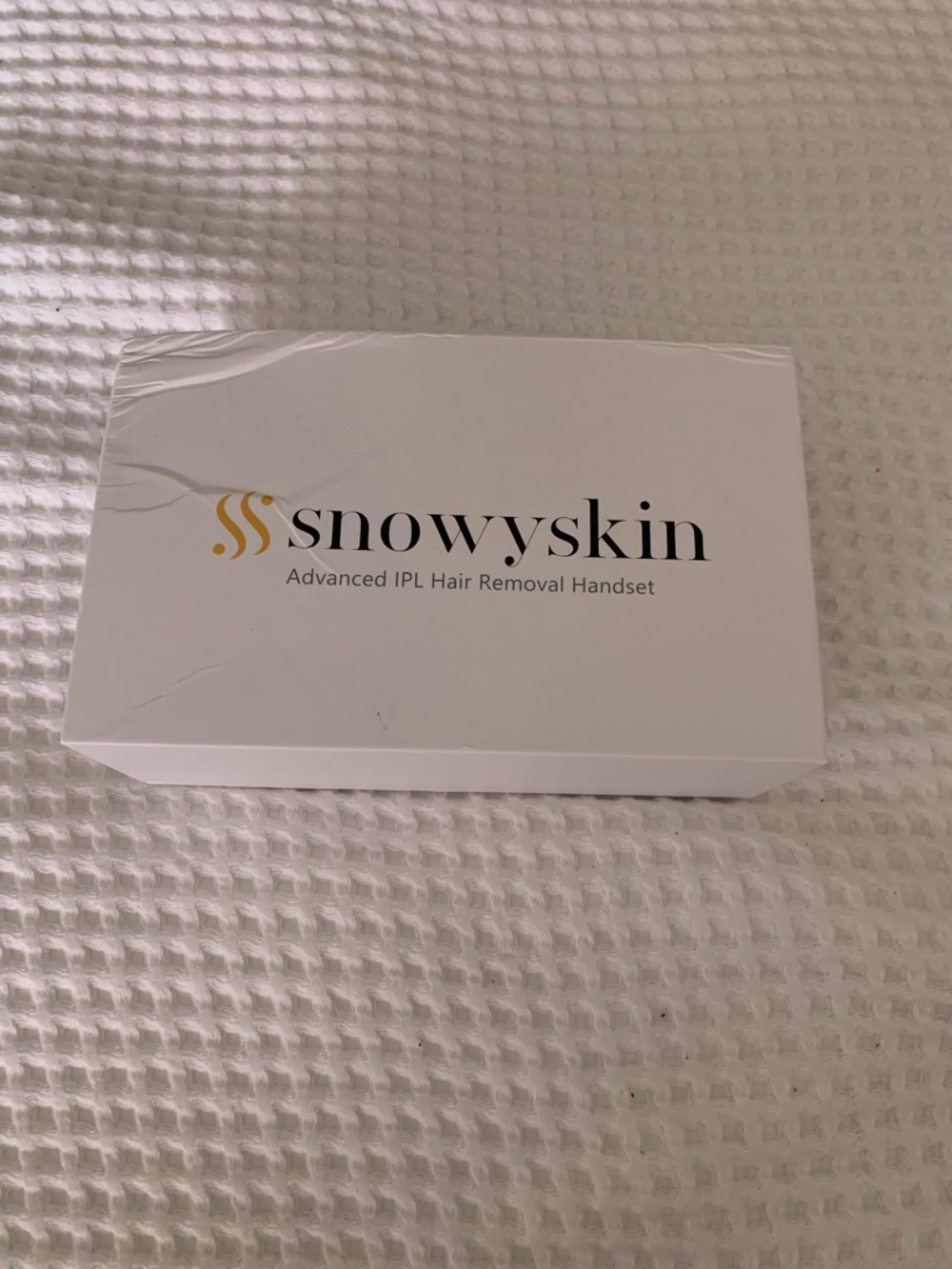 SnowySkin Advanced IPL Hair Removal Handset - White NWT